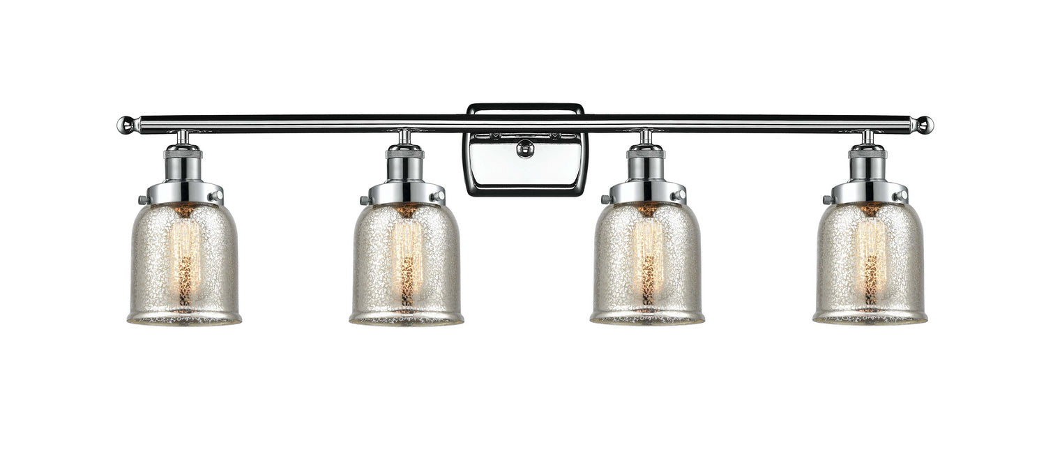 Innovations 916-4W-PC-G58 Four Light Bath Vanity, Polished Chrome