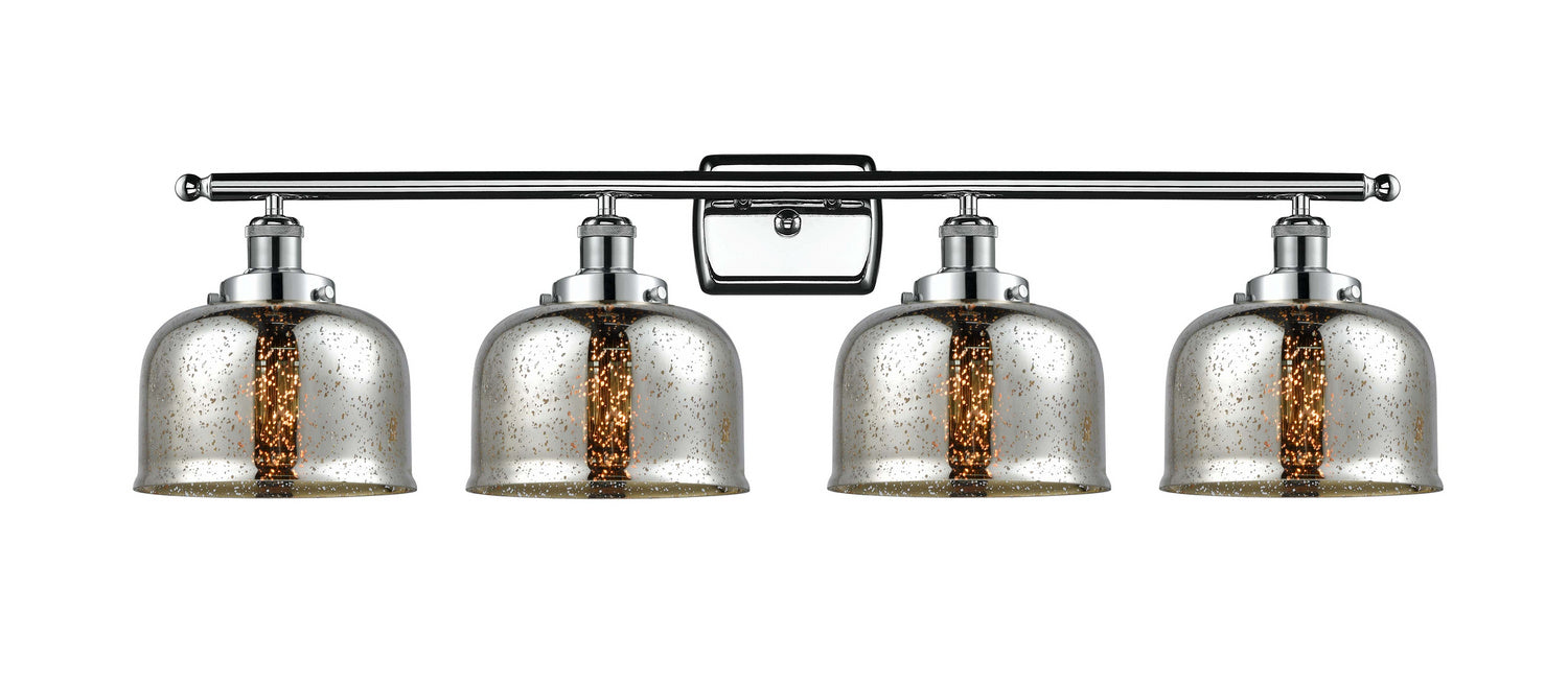Innovations 916-4W-PC-G78 Four Light Bath Vanity, Polished Chrome