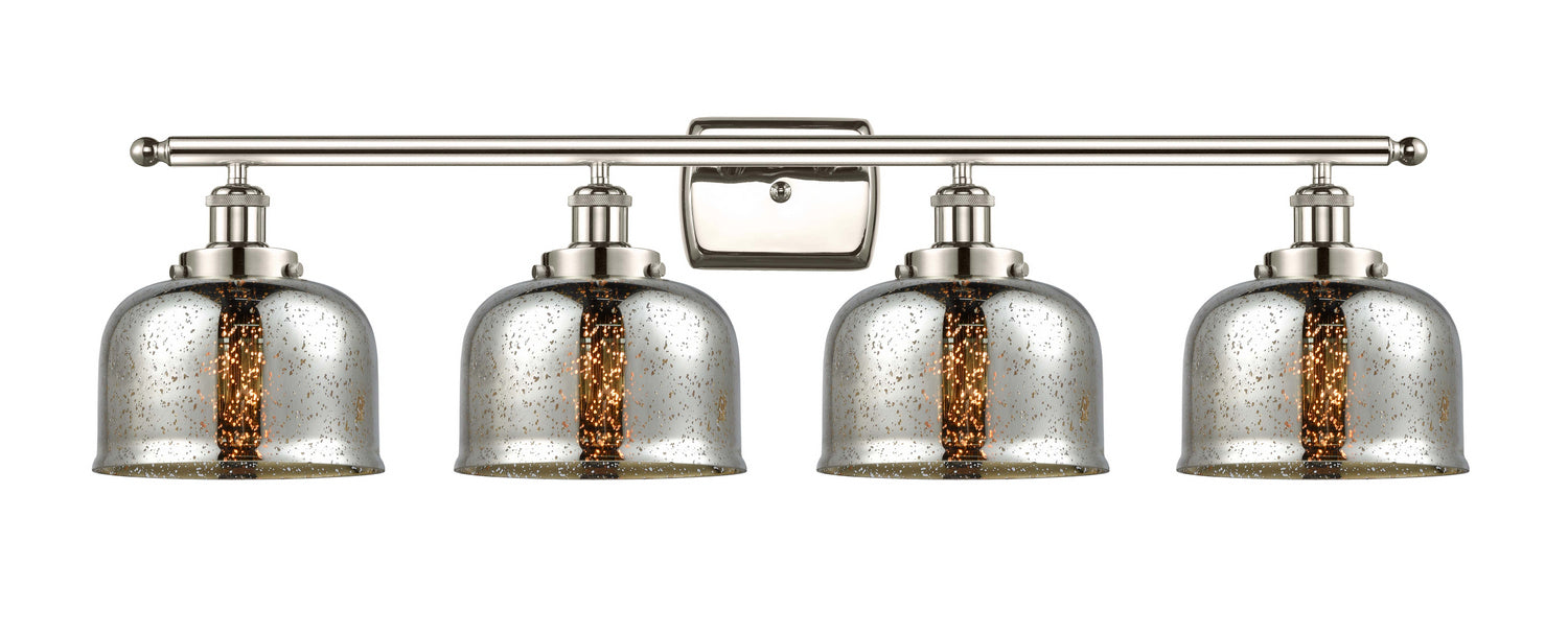 Innovations 916-4W-PN-G78 Four Light Bath Vanity, Polished Nickel