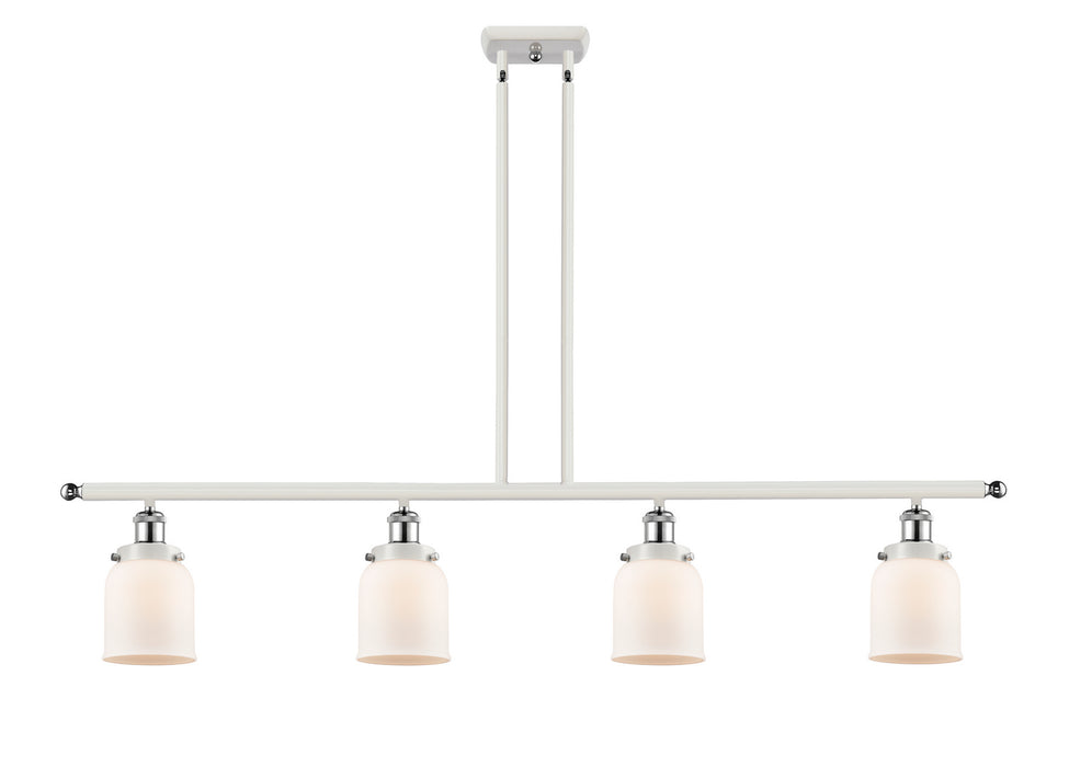 Innovations 916-4I-WPC-G51 Four Light Island Pendant, White Polished Chrome