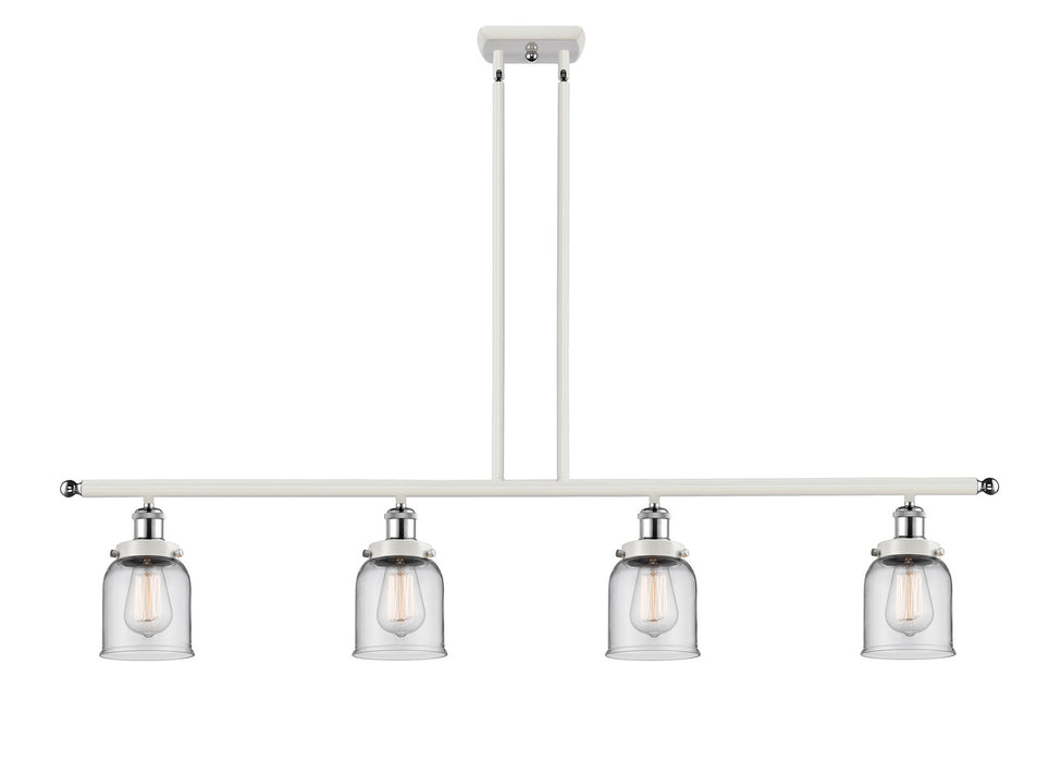 Innovations 916-4I-WPC-G52-LED LED Island Pendant, White Polished Chrome