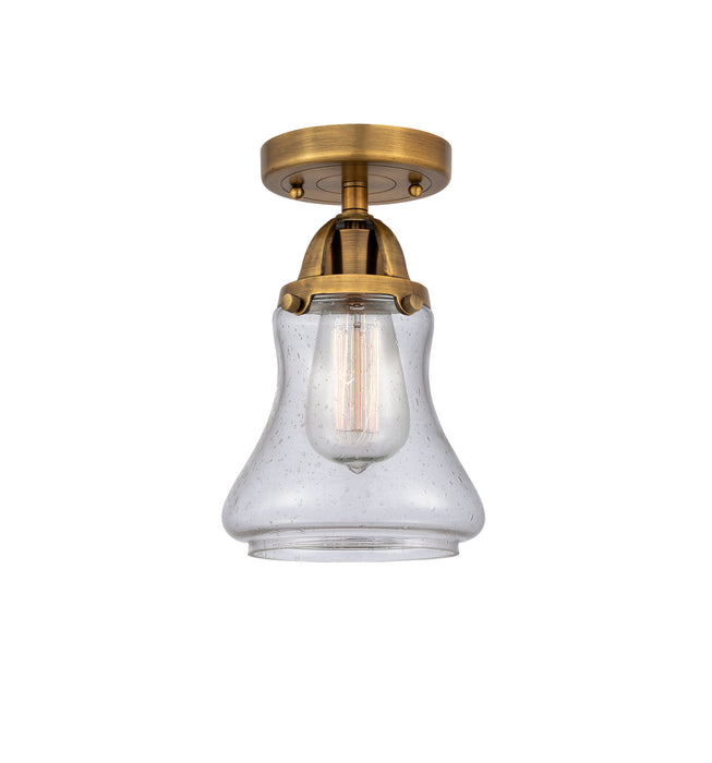 Innovations 288-1C-BB-G194 One Light Semi-Flush Mount, Brushed Brass