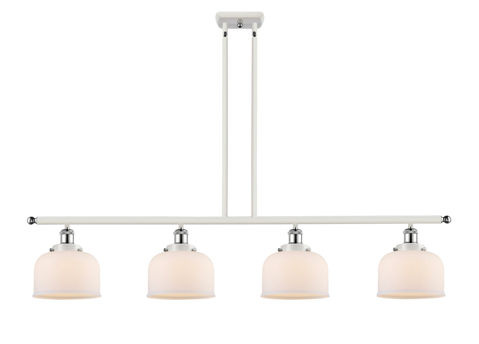 Innovations 916-4I-WPC-G71-LED LED Island Pendant, White Polished Chrome