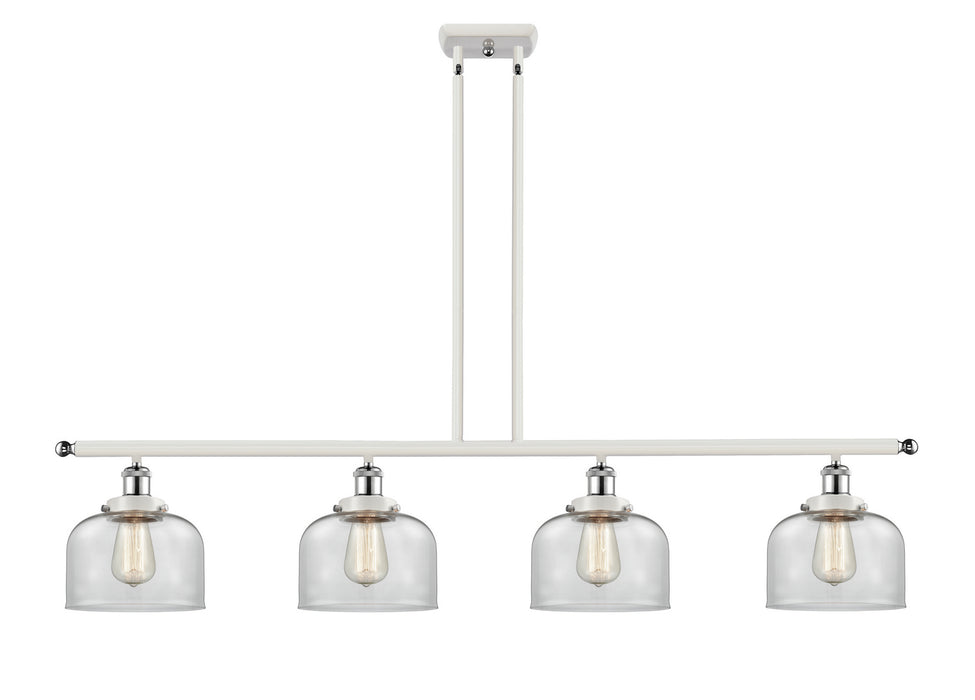 Innovations 916-4I-WPC-G72-LED LED Island Pendant, White Polished Chrome