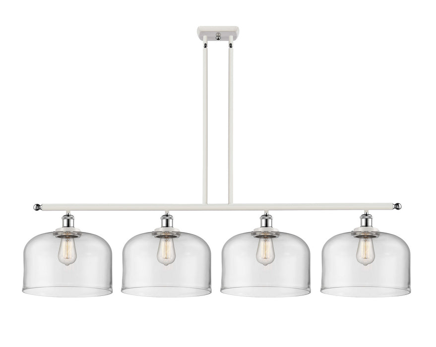 Innovations 916-4I-WPC-G72-L-LED LED Island Pendant, White Polished Chrome