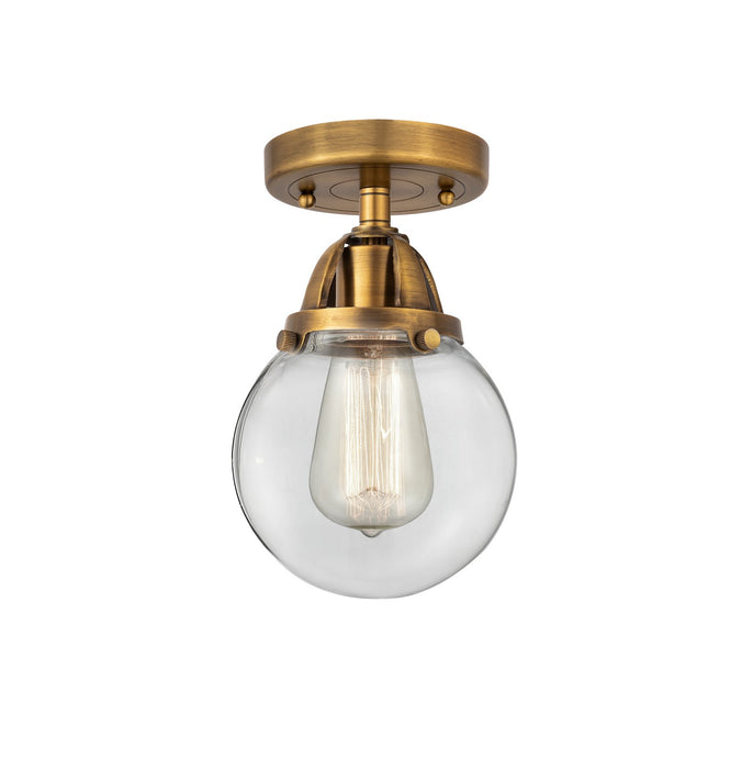 Innovations 288-1C-BB-G202-6-LED LED Semi-Flush Mount, Brushed Brass
