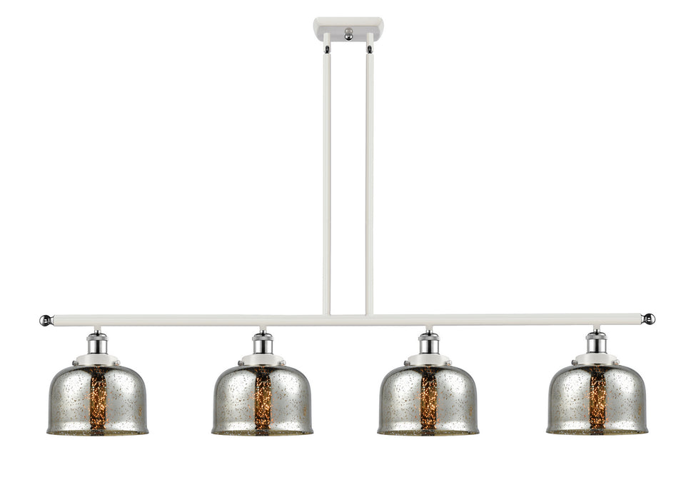 Innovations 916-4I-WPC-G78 Four Light Island Pendant, White Polished Chrome