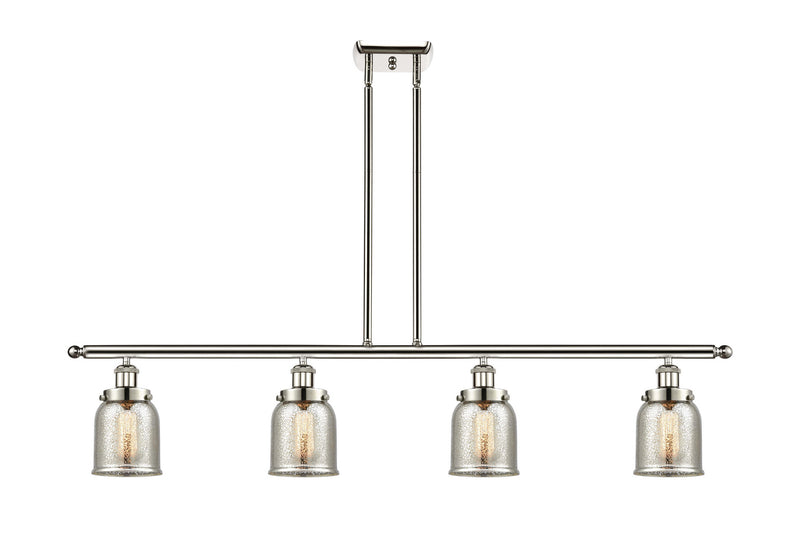 Innovations 916-4I-PN-G58 Four Light Island Pendant, Polished Nickel