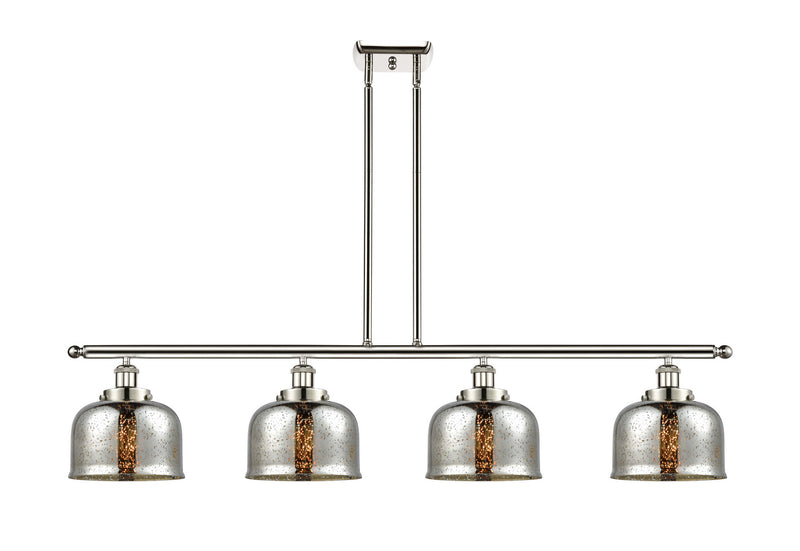 Innovations 916-4I-PN-G78 Four Light Island Pendant, Polished Nickel