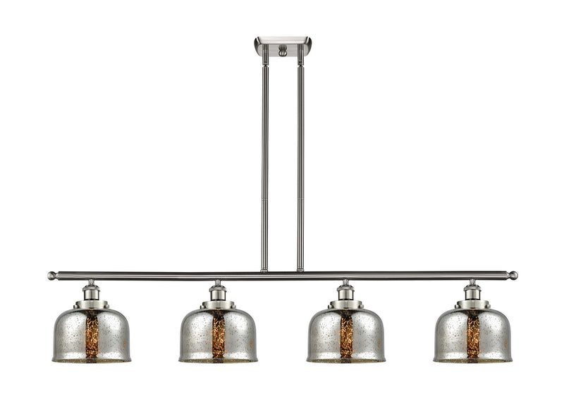 Innovations 916-4I-SN-G78 Four Light Island Pendant, Brushed Satin Nickel