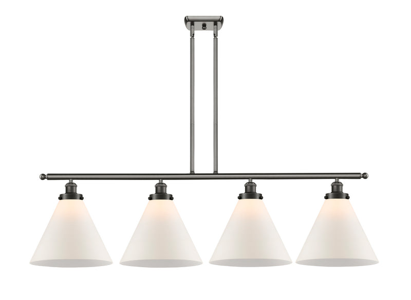 Innovations 916-4I-OB-G41-L Four Light Island Pendant, Oil Rubbed Bronze