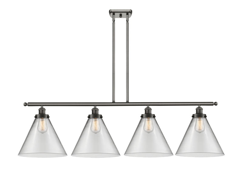 Innovations 916-4I-OB-G42-L-LED LED Island Pendant, Oil Rubbed Bronze