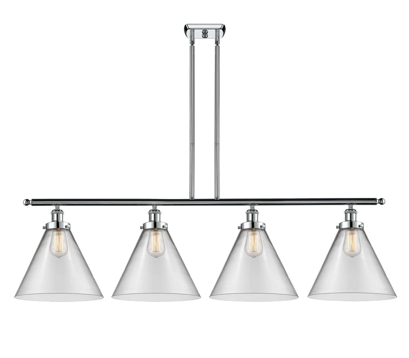 Innovations 916-4I-PC-G42-L-LED LED Island Pendant, Polished Chrome
