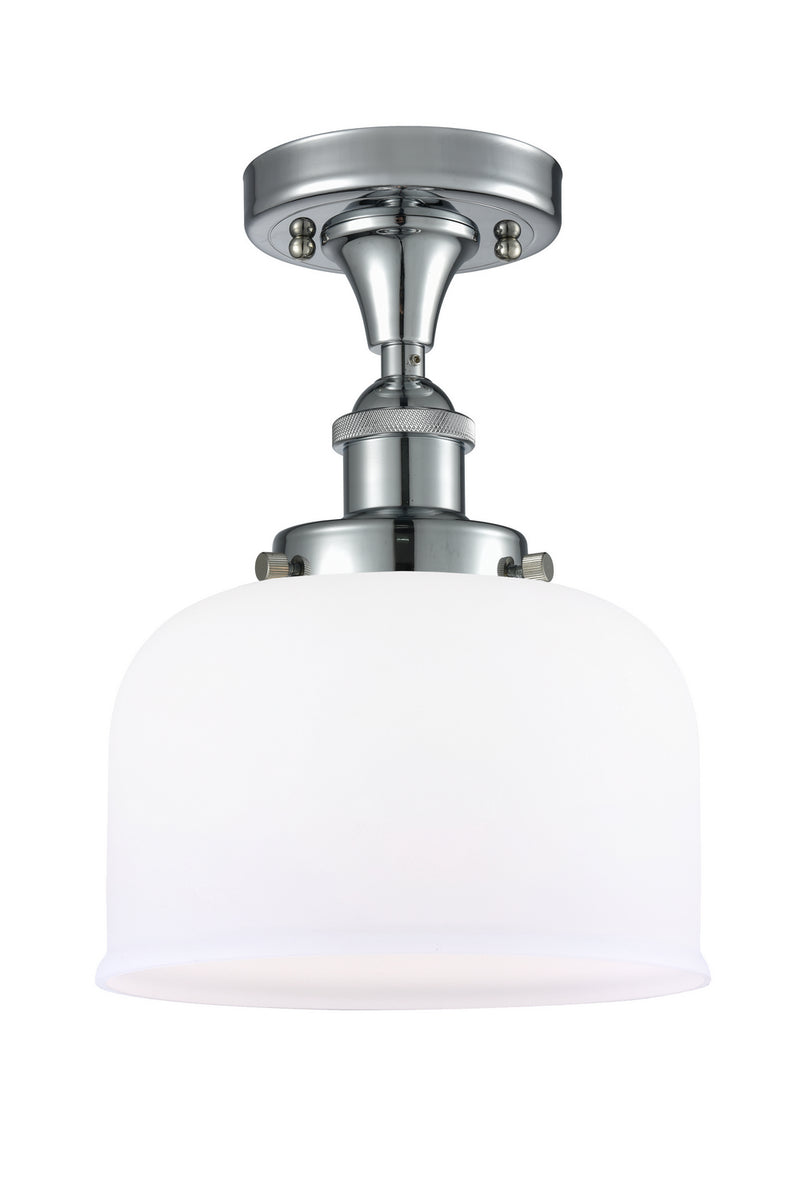 Innovations 916-1C-PC-G71 One Light Semi-Flush Mount, Polished Chrome