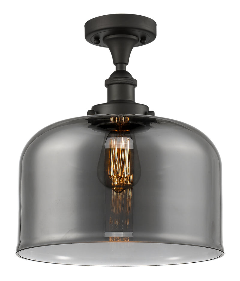 Innovations 916-1C-OB-G73-L One Light Semi-Flush Mount, Oil Rubbed Bronze