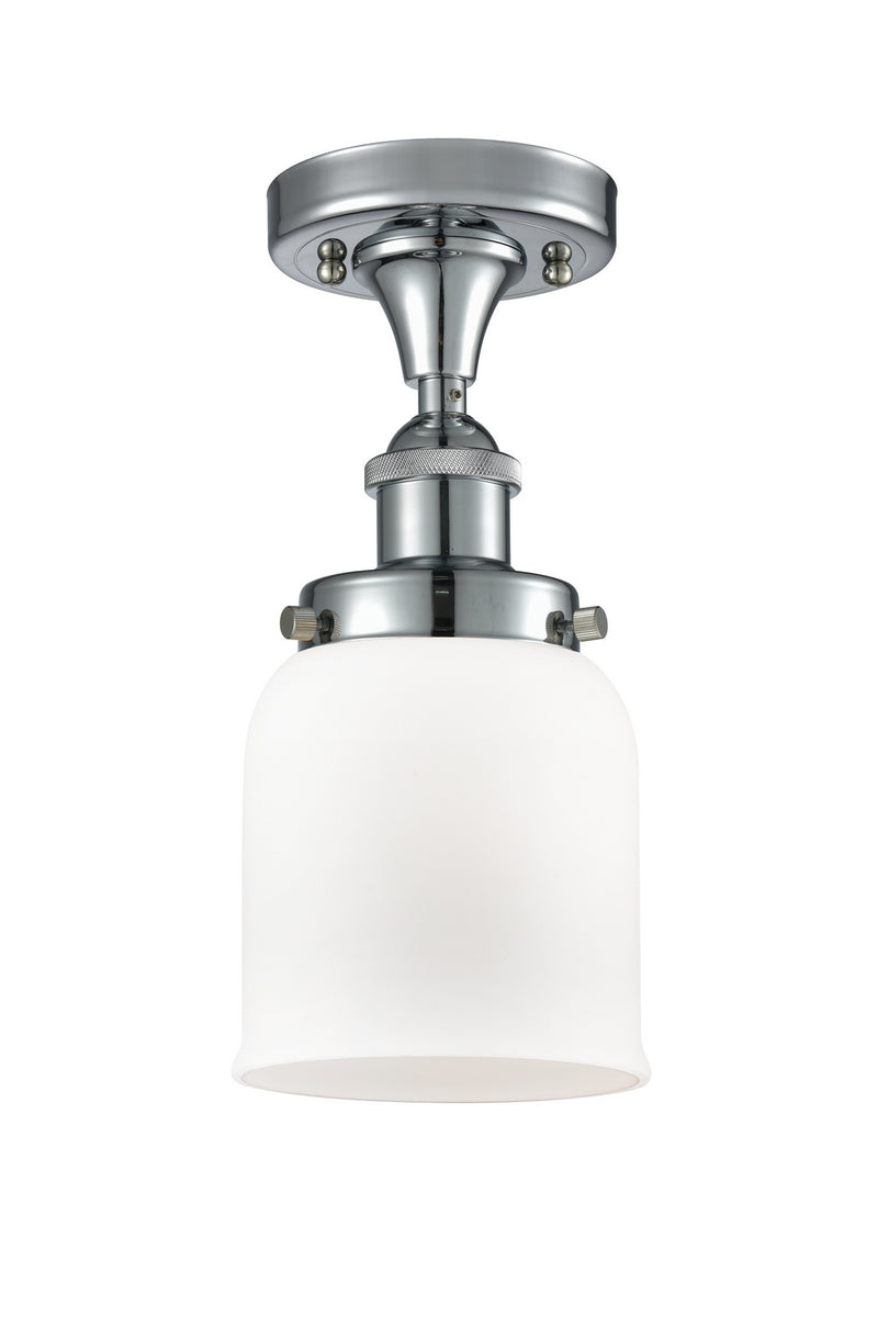 Innovations 916-1C-PC-G51 One Light Semi-Flush Mount, Polished Chrome