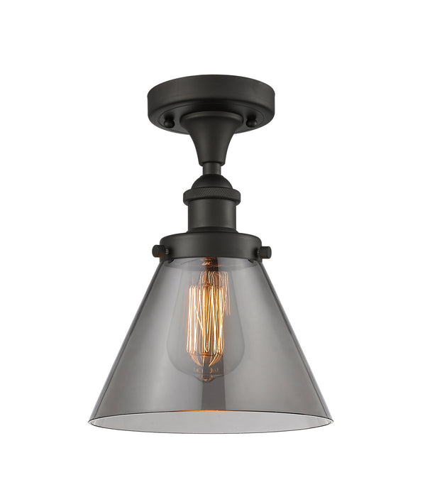 Innovations 916-1C-OB-G43 One Light Semi-Flush Mount, Oil Rubbed Bronze