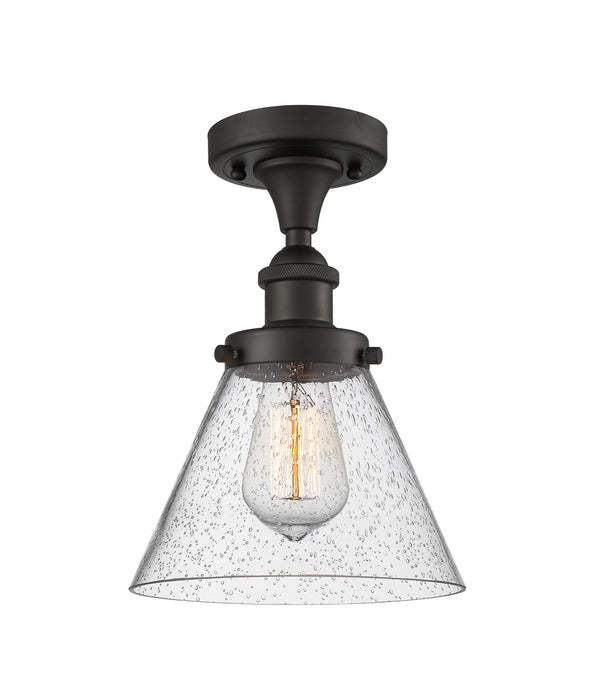 Innovations 916-1C-OB-G44 One Light Semi-Flush Mount, Oil Rubbed Bronze
