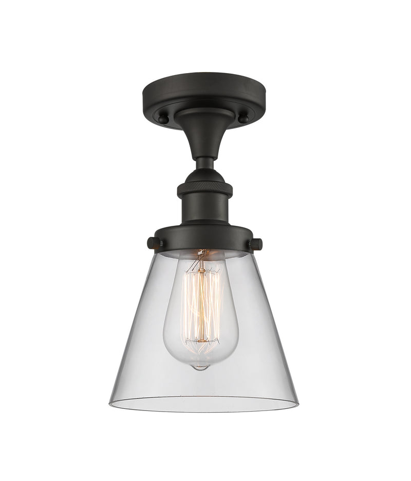 Innovations 916-1C-OB-G62 One Light Semi-Flush Mount, Oil Rubbed Bronze