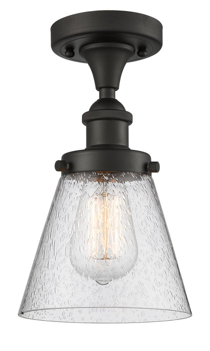 Innovations 916-1C-OB-G64 One Light Semi-Flush Mount, Oil Rubbed Bronze
