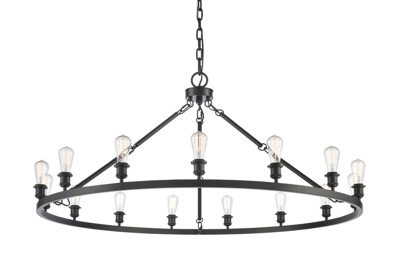 Innovations 860-BK-LED LED Chandelier, Matte Black
