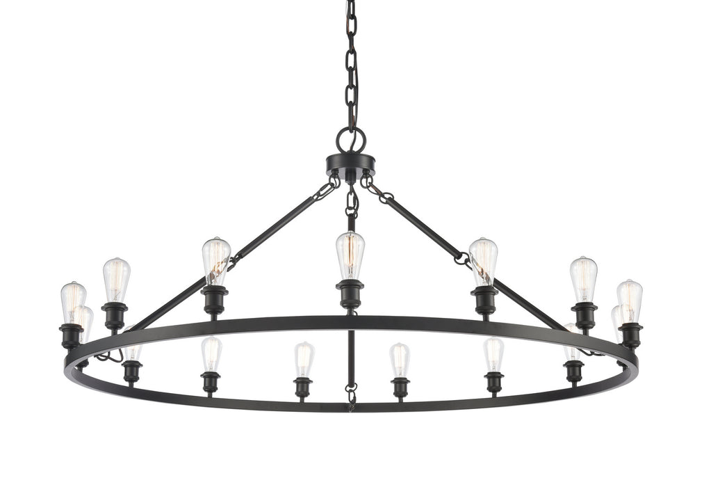 Innovations 860-BK-LED LED Chandelier, Matte Black