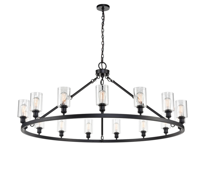 Innovations 860-BK-G802-LED LED Chandelier, Matte Black