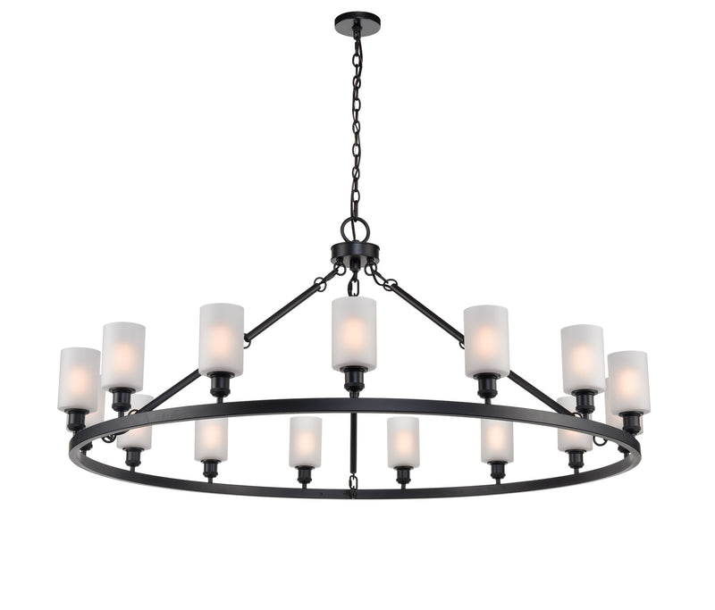 Innovations 860-BK-G801-LED LED Chandelier, Matte Black
