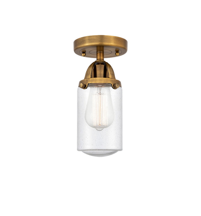 Innovations 288-1C-BB-G314-LED LED Semi-Flush Mount, Brushed Brass