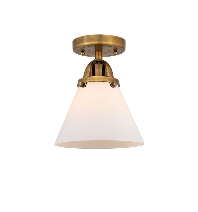 Innovations 288-1C-BB-G41-LED LED Semi-Flush Mount, Brushed Brass
