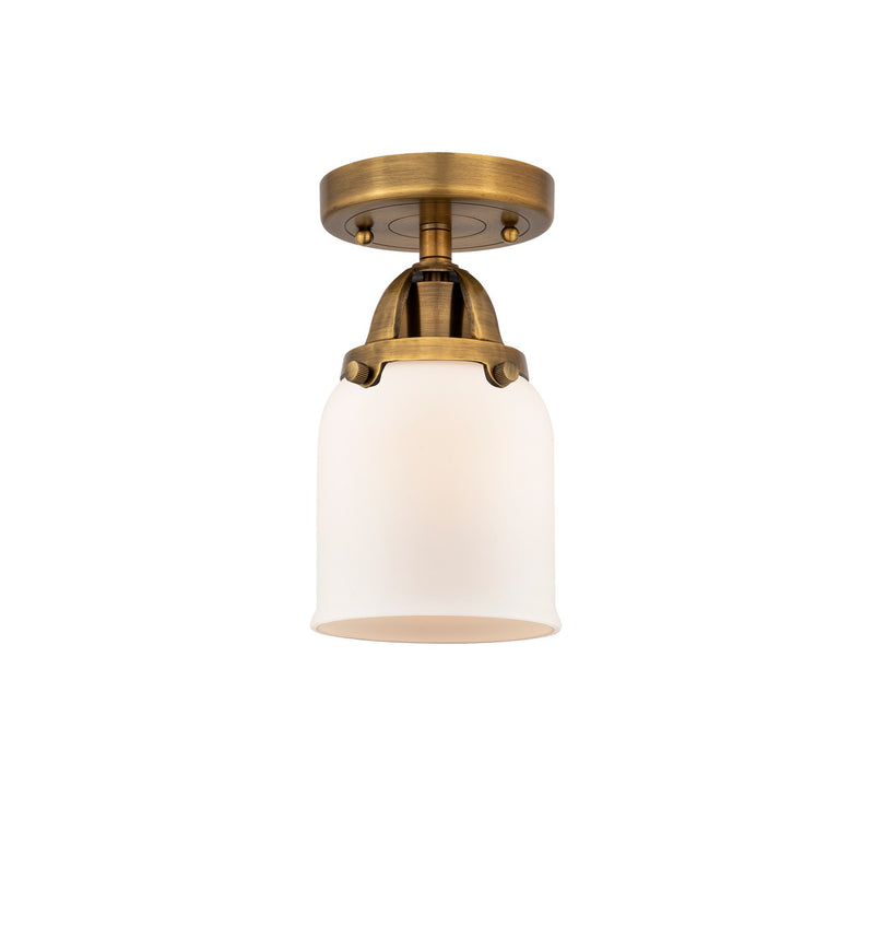Innovations 288-1C-BB-G51-LED LED Semi-Flush Mount, Brushed Brass