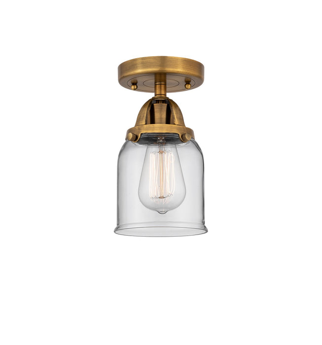 Innovations 288-1C-BB-G52-LED LED Semi-Flush Mount, Brushed Brass
