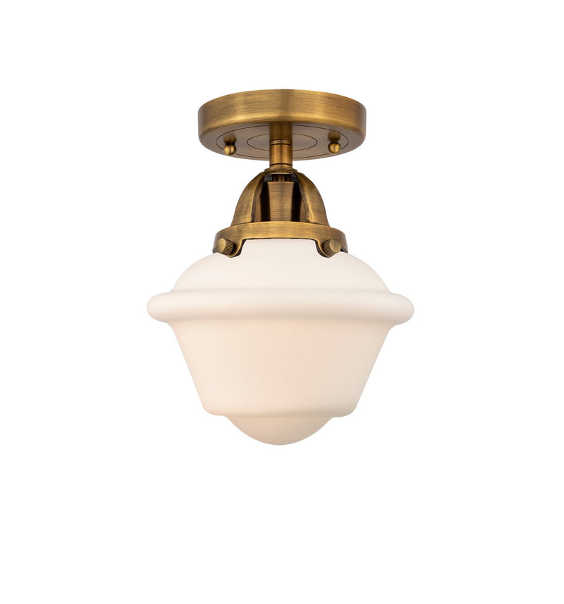 Innovations 288-1C-BB-G531-LED LED Semi-Flush Mount, Brushed Brass