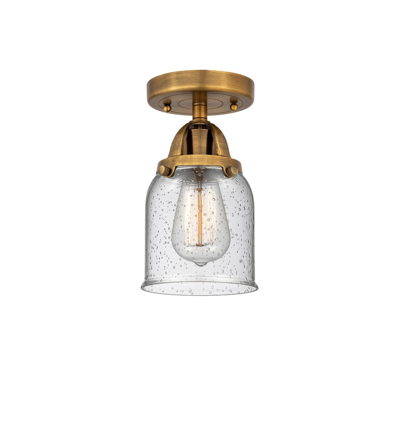 Innovations 288-1C-BB-G54-LED LED Semi-Flush Mount, Brushed Brass