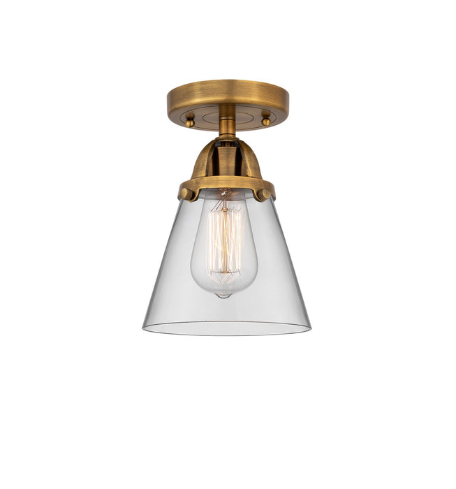 Innovations 288-1C-BB-G62-LED LED Semi-Flush Mount, Brushed Brass