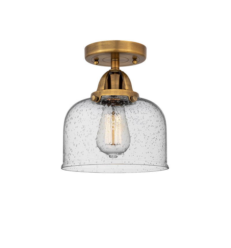 Innovations 288-1C-BB-G74-LED LED Semi-Flush Mount, Brushed Brass