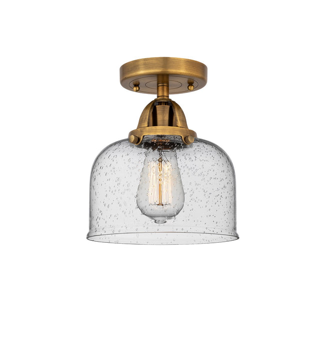 Innovations 288-1C-BB-G74-LED LED Semi-Flush Mount, Brushed Brass