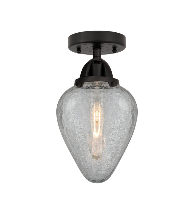 Innovations 288-1C-BK-G165 One Light Semi-Flush Mount, Matte Black