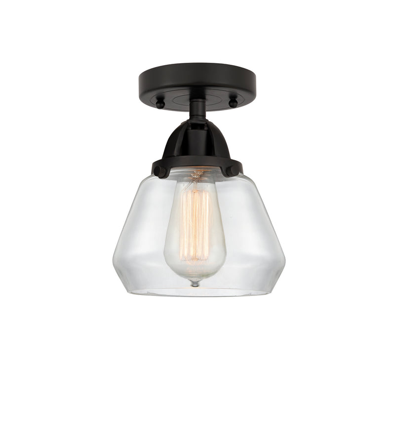 Innovations 288-1C-BK-G172 One Light Semi-Flush Mount, Matte Black