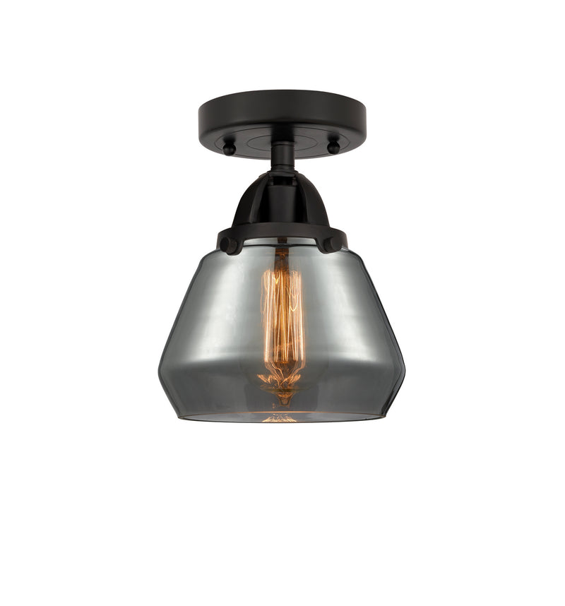 Innovations 288-1C-BK-G173 One Light Semi-Flush Mount, Matte Black