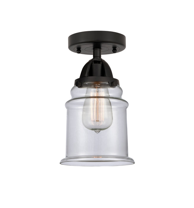 Innovations 288-1C-BK-G182 One Light Semi-Flush Mount, Matte Black
