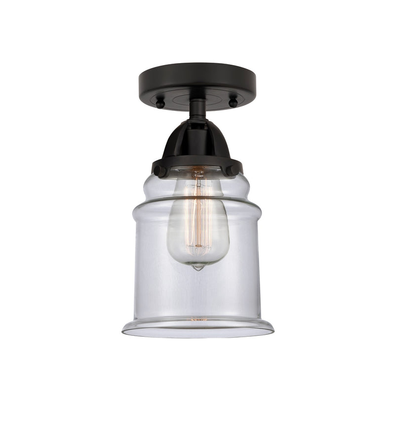 Innovations 288-1C-BK-G182-LED LED Semi-Flush Mount, Matte Black