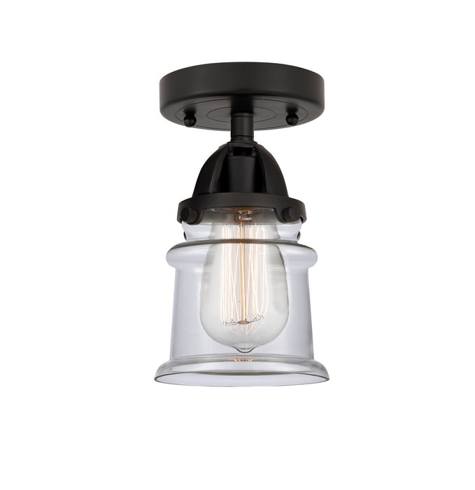 Innovations 288-1C-BK-G182S One Light Semi-Flush Mount, Matte Black