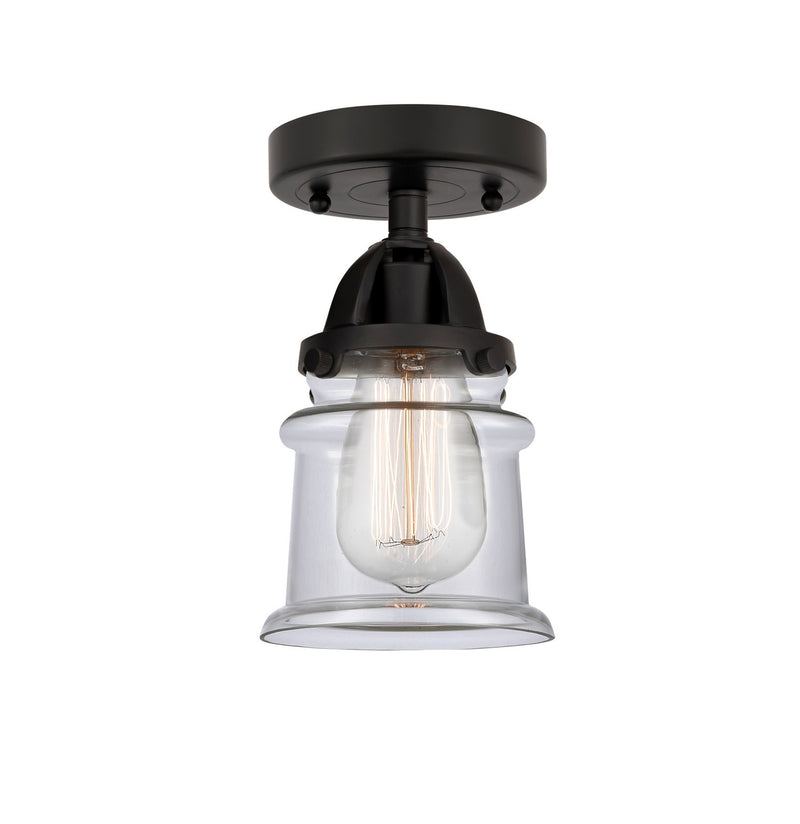 Innovations 288-1C-BK-G182S-LED LED Semi-Flush Mount, Matte Black