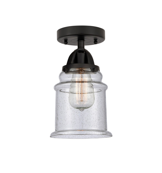 Innovations 288-1C-BK-G184-LED LED Semi-Flush Mount, Matte Black