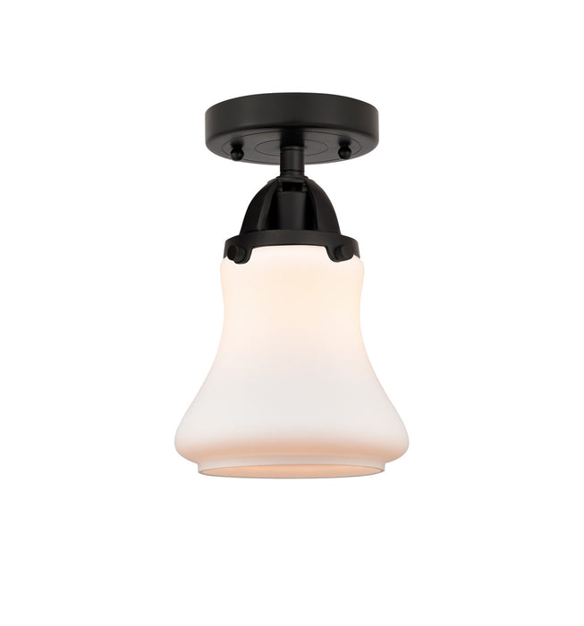 Innovations 288-1C-BK-G191-LED LED Semi-Flush Mount, Matte Black