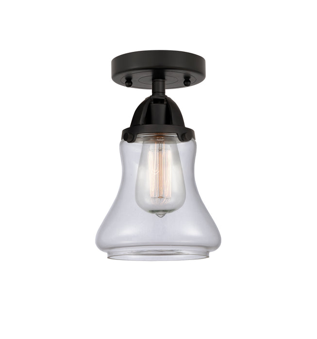 Innovations 288-1C-BK-G192 One Light Semi-Flush Mount, Matte Black