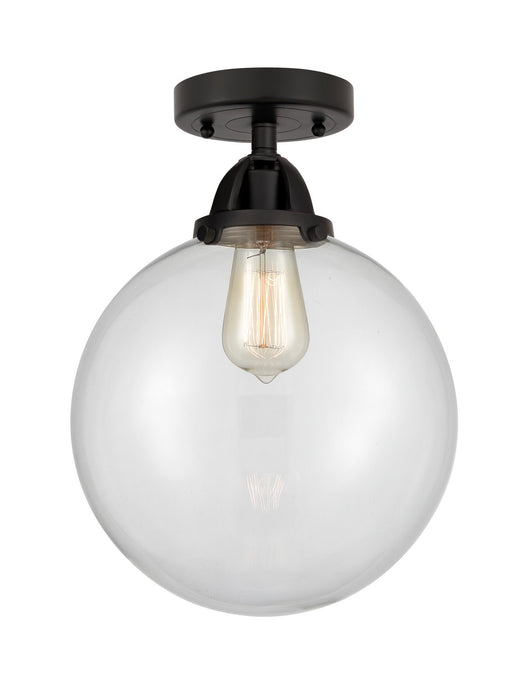 Innovations 288-1C-BK-G202-10-LED LED Semi-Flush Mount, Matte Black
