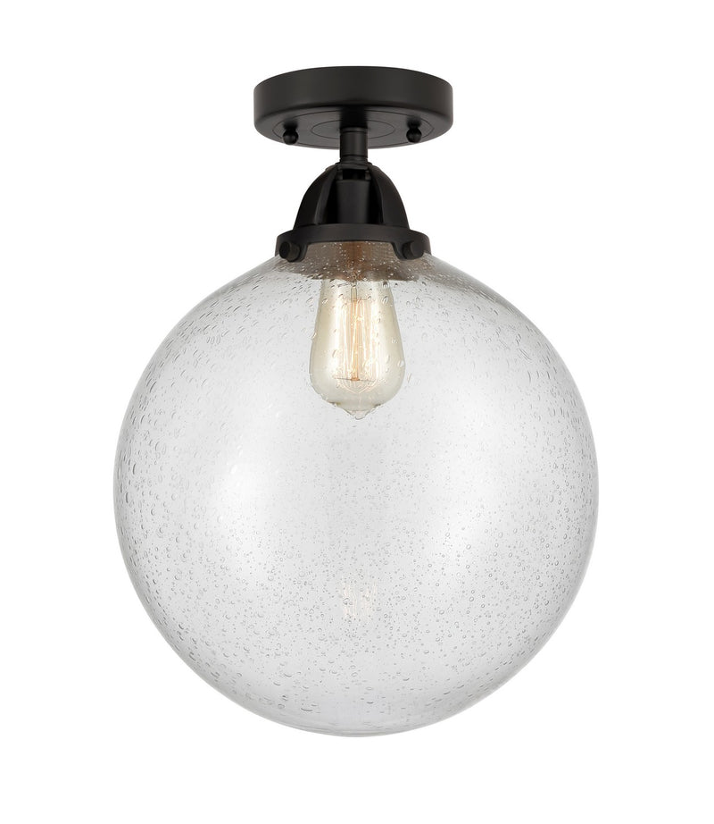 Innovations 288-1C-BK-G204-12-LED LED Semi-Flush Mount, Matte Black