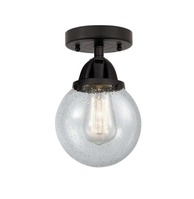 Innovations 288-1C-BK-G204-6-LED LED Semi-Flush Mount, Matte Black
